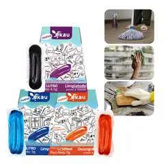 EKAU - Tripack Cápsulas de Limpieza - limpiatodo - desengrasante - limpiavidrios