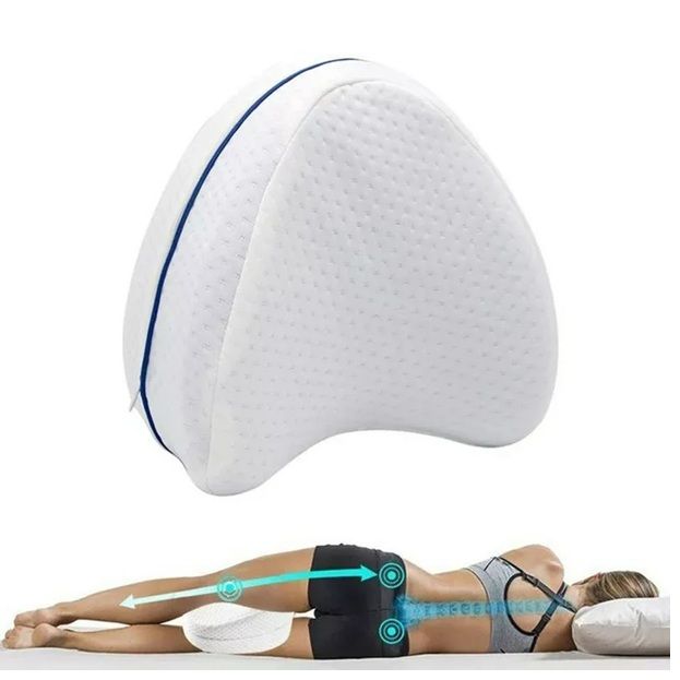 Almohada piernas viscoelastico con funda