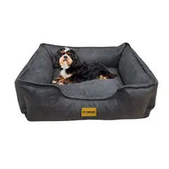 PET MOOD - Cama para Mascotas Antialérgica T-M Color Gris