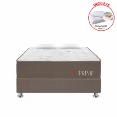 FORLI - Cama Prime Marrón King