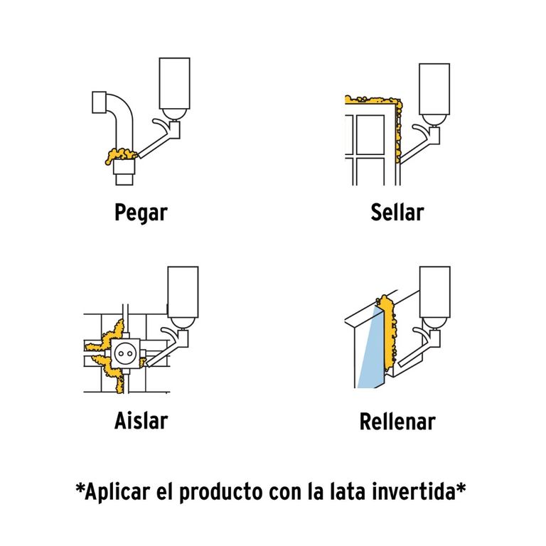 Espuma Expansiva De Poliuretano 750 ml TRUPER - ESEX-750