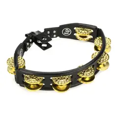 LP - LATIN PERCUSSION LP179 CYCLOPS TAMB BLK DIMP BRASS MOUNTED PANDERETA MONTADA