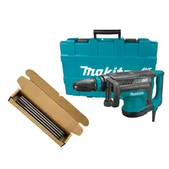 MAKITA - Martillo Demoledor SDS-Max 1510W C/AVT HM1213C + 10 puntas 40cm
