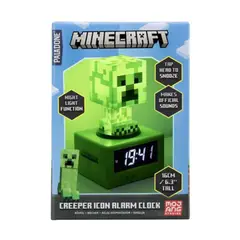 PALADONE - LÁMPARA RELOJ ALARMA MINECRAFT