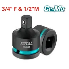 Total Tools - Adaptador de Dado de 3/4'' a 1/2'' Total