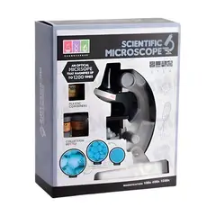 GENERICO - KIT MICROSCOPIO PARA NIÑOS - JUEGO DIDÁCTICO