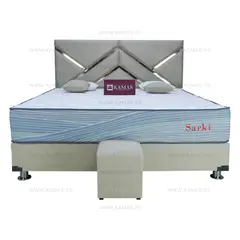 KAMAS - DORMITORIO KING KAMAS SARKI + CABECERA AÉREA EGYPT - BEIGE