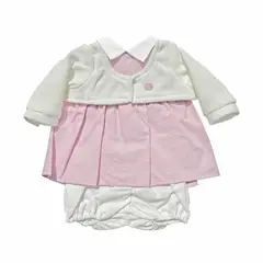 ANTONIO JUAN - Ropa Para Muñecas Reborn 42 cm - Vestido Rosado y Chompita