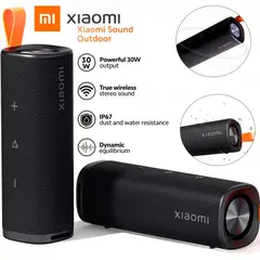 XIAOMI - Parlante Bluetooth Xiaomi Outdoor 30W IP67 Negro Portátil