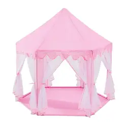 OEM - Tiendas plegables - Carpa - castillo portátil para niñas tul
