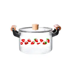 GENERICO - Olla vidrio borosilicato de 2.5 L
