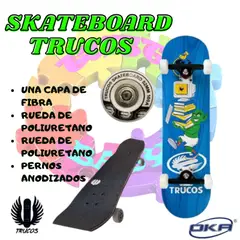 OKA - SKATEBOARDS TRUCOS PARA NIÑOS Y ADOLESCENTES PRINCIPIANTES - OKA