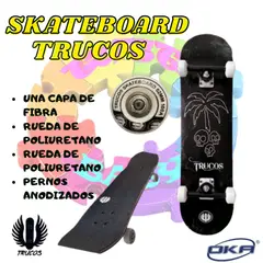 OKA - SKATEBOARDS TRUCOS PARA NIÑOS Y ADOLESCENTES PRINCIPIANTES -