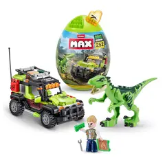 ZURU - CÁPSULA MAX BUILD MORE DINO ADVENTURE RAPTOR FORCE 252 PIEZAS