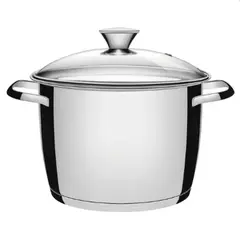 TRAMONTINA - Olla Acero Inoxidable Allegra 24cm tapa de vidrio Tramontina