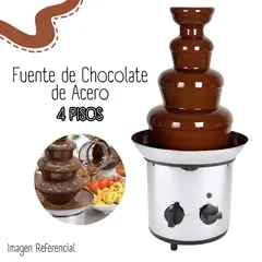GENERICO - Fuente de Chocolate de 4 pisos - Acero
