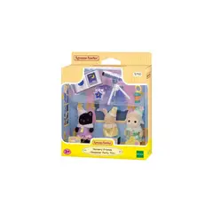 SYLVANIAN FAMILIES - Juguete Sylvanian Ternurin Set Nursery Pijamada Original