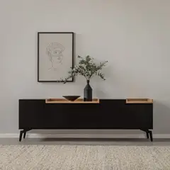 TU MESITA - Mesa de TV Massi Color NegroPanela TU MESITA