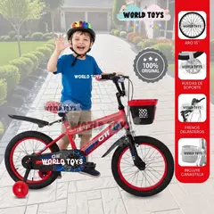 Velox - Bicicleta Para Niño Aro 16 «SPYDER PARK» Edición Limitada Red