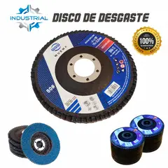 HOLGU - Disco Flap Polifan 115mm G80 Para Lijado de Metal y Acabado Profesional - Unidad