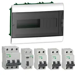 SCHNEIDER ELECTRIC - KIT LLAVES TERMICAS PARA VIVIENDA TABLERO FUM llave térmica Schneider