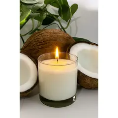 LUMMOS - White Sands - Vela Aromática de Cera de Soya Coco 200g