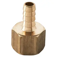 OEM - Cachimba recta de 1/2 Pitón Hembra 1/2 x 3/8 para conectar balón de gas GLP, niple adaptador para balon