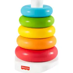 MUÑECA DE TRAPO - ROCK A STACK TORRE DE AROS FISHER PRICE