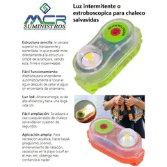 GENERICO - LUZ INTERMITENTE O ESTROBOSCOPICA PARA CHALECOS SALVAVIDAS
