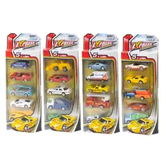 SUNTOYS INTERNATIONAL COMPANY - Pack Especial 5 Autos de Juguete – Vehículos en Miniatura para Niños
