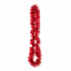 PANORAMA HOGAR - SETX6 GUIRNALDAS DE OROPEL ROJO