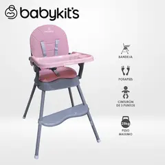 BABY KITS - NUEVA Silla de Comer Mini Rosado - v2025