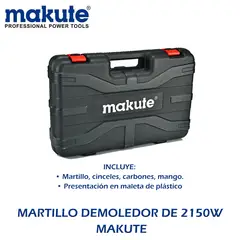 MAKUTE - MARTILLO DEMOLEDOR DE 2150W