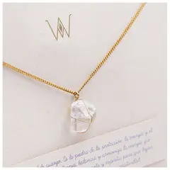 KBALA - Collar Cadena Cristal Cuarzo -