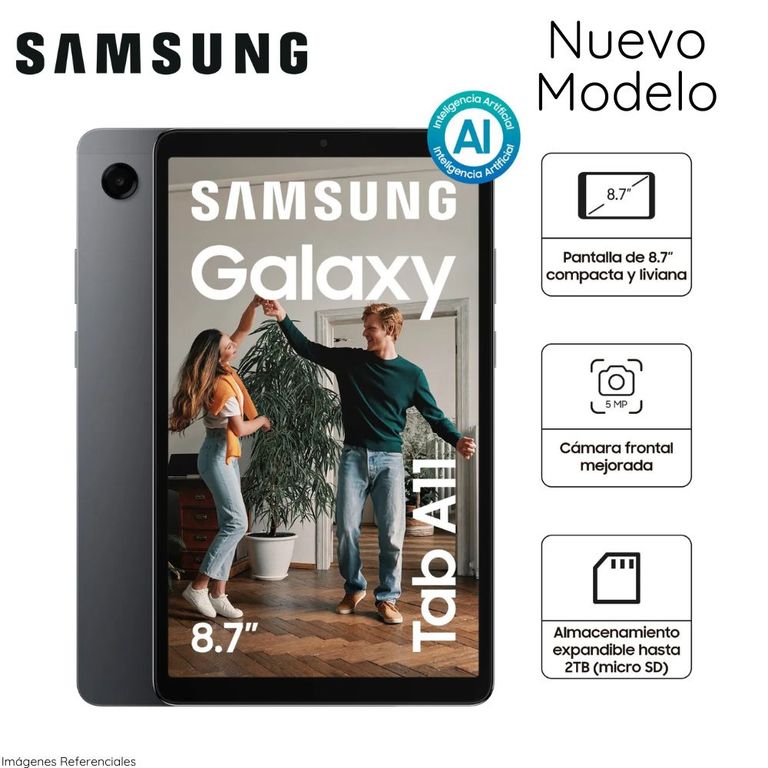 Tablet Samsung Tab A11 WiFi 64GB 4GB Android 15 8.7" WXGA - Grey
