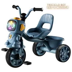 GENERICO - Triciclo para Niños TricyBot Musical & Luz color Azul