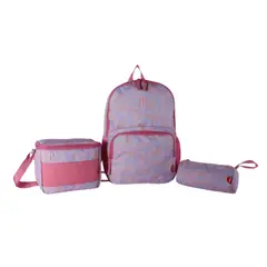 PORTA - Pack Portamar Effy Mochila Lonchera & Cartuchera  - 3 Piezas