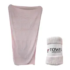 GENERICO - Toalla de cuerpo Suave Rosado claro - 140x70cm