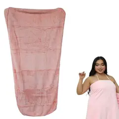 GENERICO - Toalla de cuerpo Suave de 140x70cm - Rosado oscuro