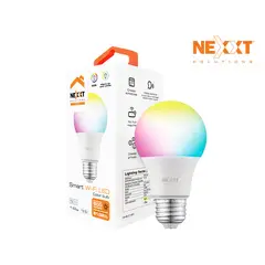 Nexxt Solutions - Foco LED inteligente WiFi NHB-C120M Nexxt 220V-A19 RGB Regulador de brillo