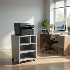 GENERICO - Mueble Auxiliar para impresora de melamina Ibiza