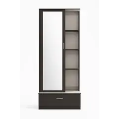 NACIONAL - Zapatera de melamina Elegante con Espejo 16-28 Pares - COSQUIN