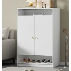 NACIONAL - Zapatera de melamina Moderna 10-14 Pares - LEROY