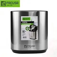 FACUSA - Porta Utensilios de Cocina de Acero Inoxidable-Facusa