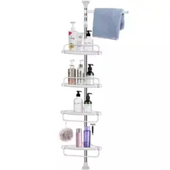 GENERICO - Estante Organizador de Ducha Soporte de Esquina 16kg