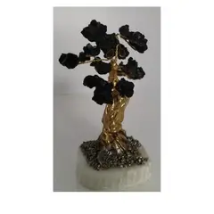 GENERICO - ARBOLITO DE PIEDRAS PRECIOSAS   DORADO DE TURMALINA  MEDIANO