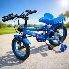 GENERICO - Bicicleta Aro 12 Color Azul niño Con diseño