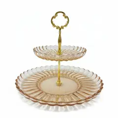 GENERICO - Porta Bocaditos Dos Niveles Vidrio