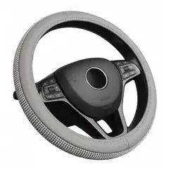 JET - Forro De Timón Bling Bling Color Gris Universal Auto Camioneta