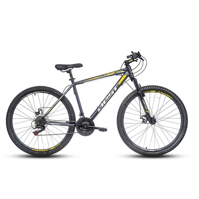 Bicicleta Best Stork - Aro 27.5 Aluminio - 21V - Color Gris